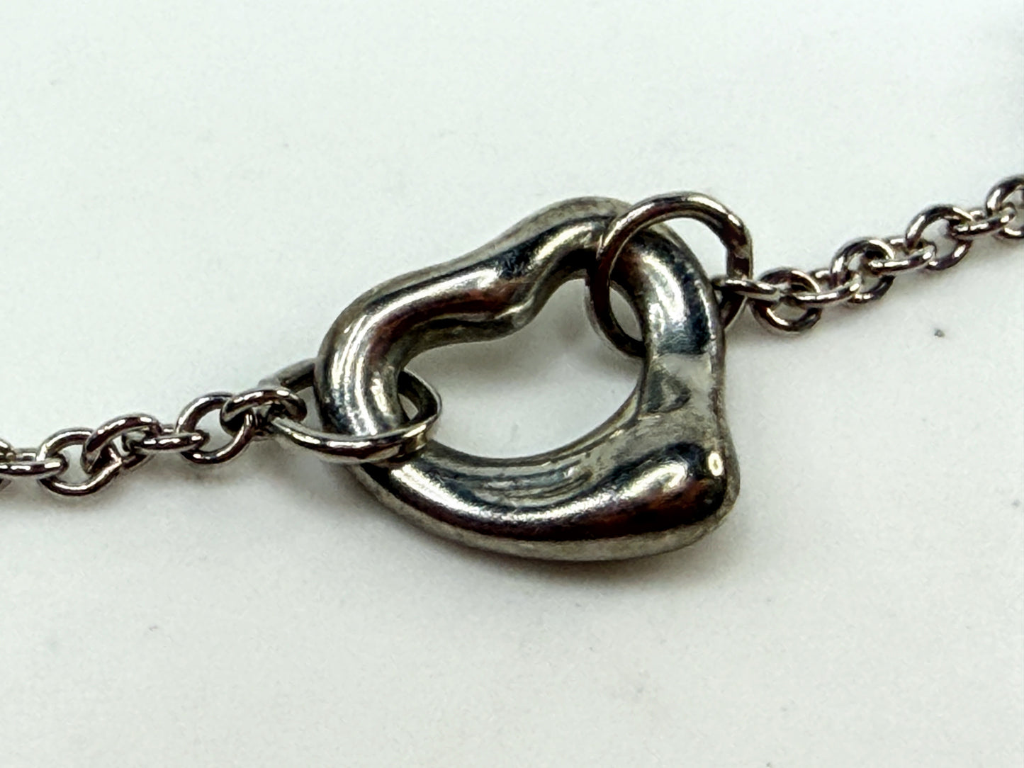 Vintage Tiffany & Co. Elsa Peretti Open Heart Diamond Bracelet JR1546