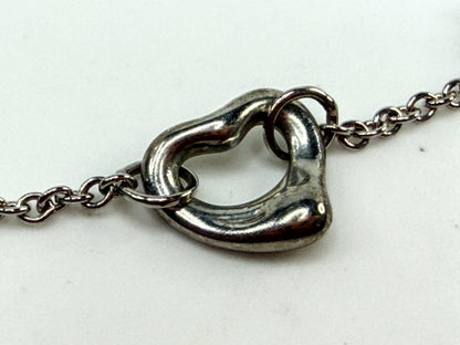 Vintage Tiffany & Co. Elsa Peretti Open Heart Diamond Bracelet JR1546