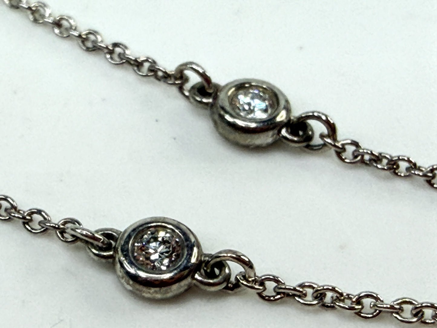 Vintage Tiffany & Co. Elsa Peretti Open Heart Diamond Bracelet JR1546