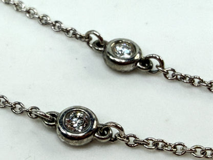 Vintage Tiffany & Co. Elsa Peretti Open Heart Diamond Bracelet JR1546