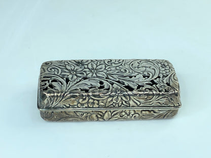 Rare Victorian Silver Vesta Case & Cigar Cutter 26.5g 2 1/4" x 1" x 15.8mm SS109