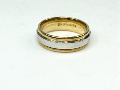 Vintage Fredrick Goldman 18K Gold and Platinum 950 Band JR1548