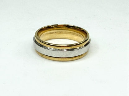 Vintage Fredrick Goldman 18K Gold and Platinum 950 Band JR1548