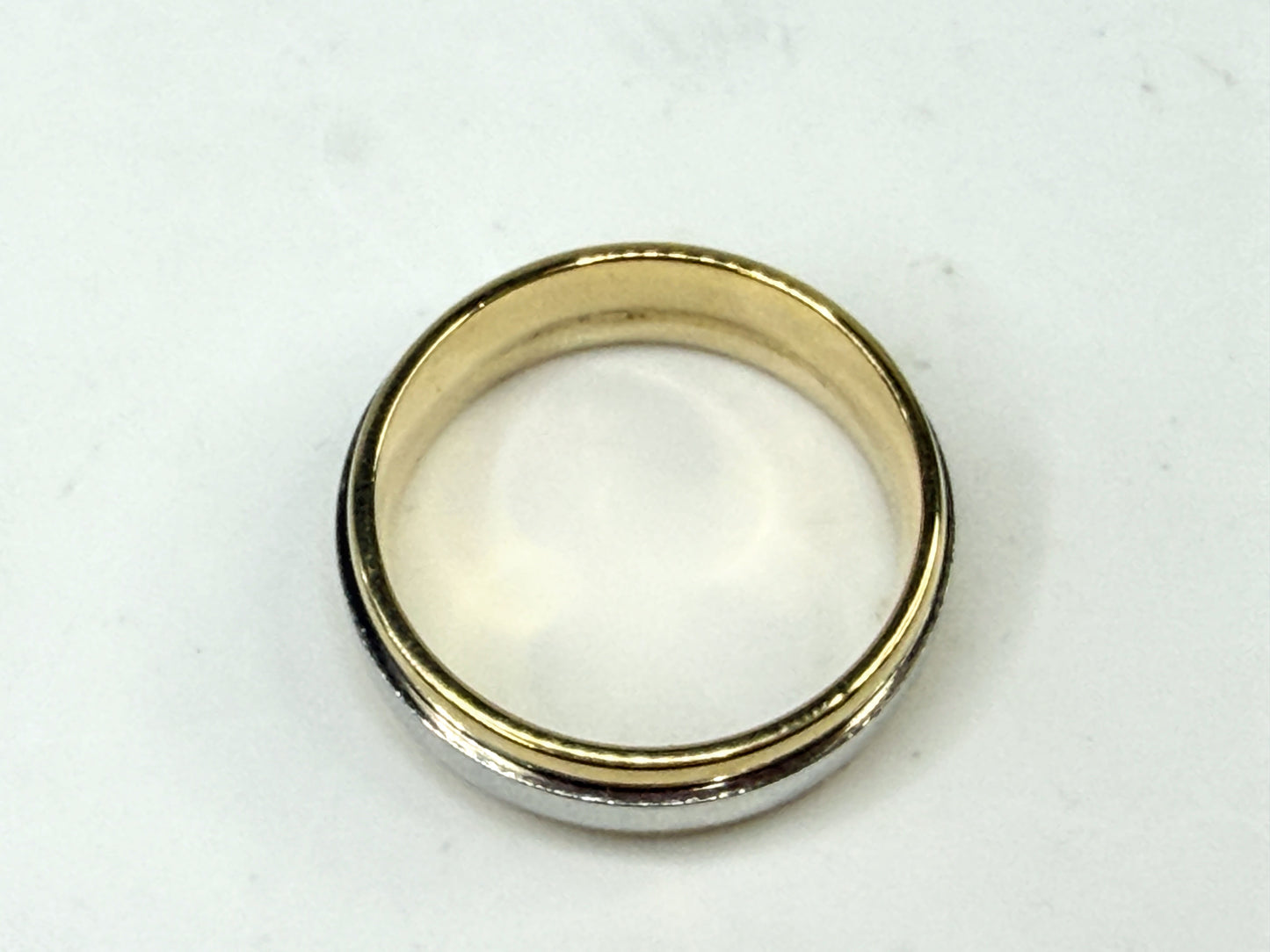 Vintage Fredrick Goldman 18K Gold and Platinum 950 Band JR1548