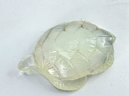 Vintage Sabino France Opalescent Glass Turtle Figurine A1024