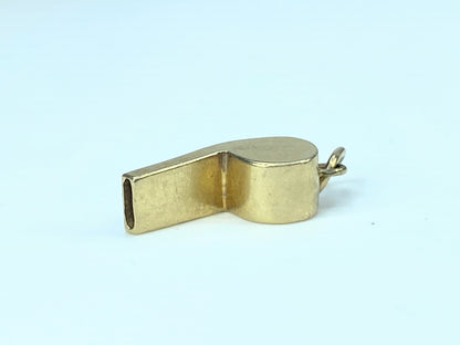 10K yellow gold 3D Whistle charm JR9282