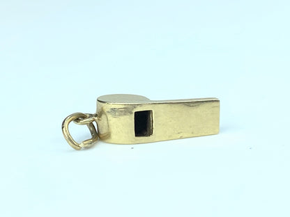 10K yellow gold 3D Whistle charm JR9282