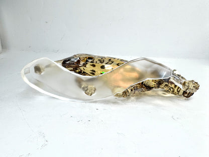 Vintage Swarovski Crystal Golden Shine Jaguar Figurine Mint S295