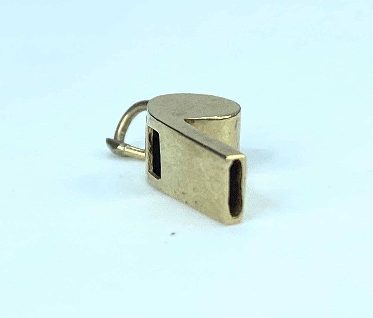 10K yellow gold 3D Whistle charm JR9282