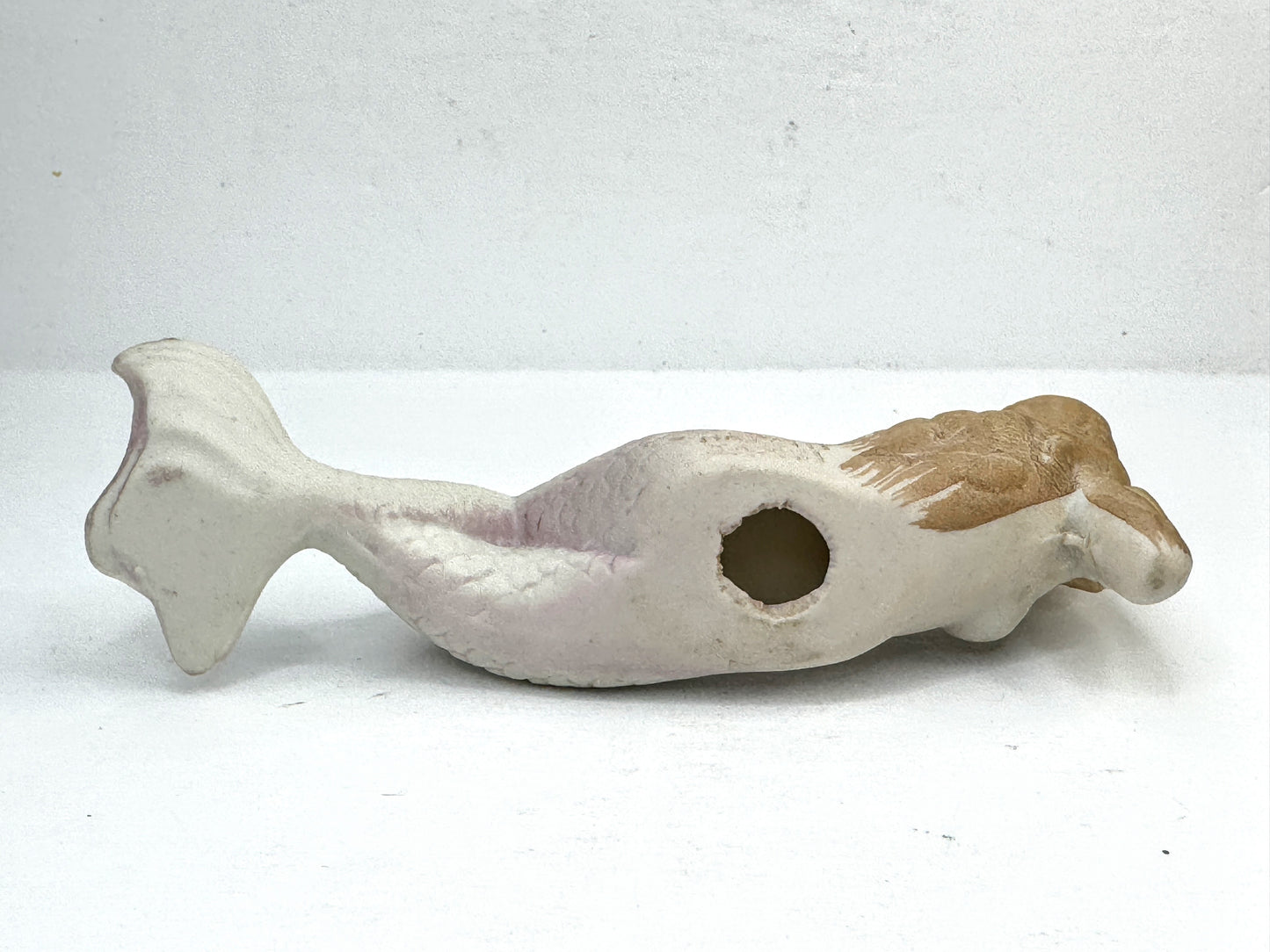 Mid Century Japanese Bisque Lounging Mermaid Figure A1026