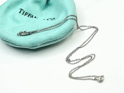 Vintage Tiffany & Co Elsa Peretti Diamond by the Yard Platinum Necklace JR1579