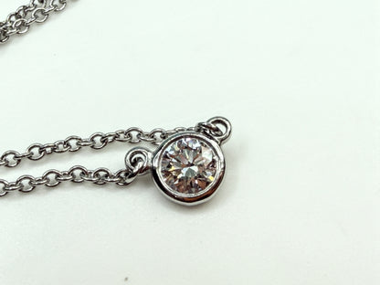 Vintage Tiffany & Co Elsa Peretti Diamond by the Yard Platinum Necklace JR1579