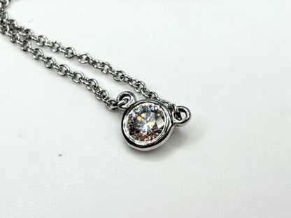 Vintage Tiffany & Co Elsa Peretti Diamond by the Yard Platinum Necklace JR1579