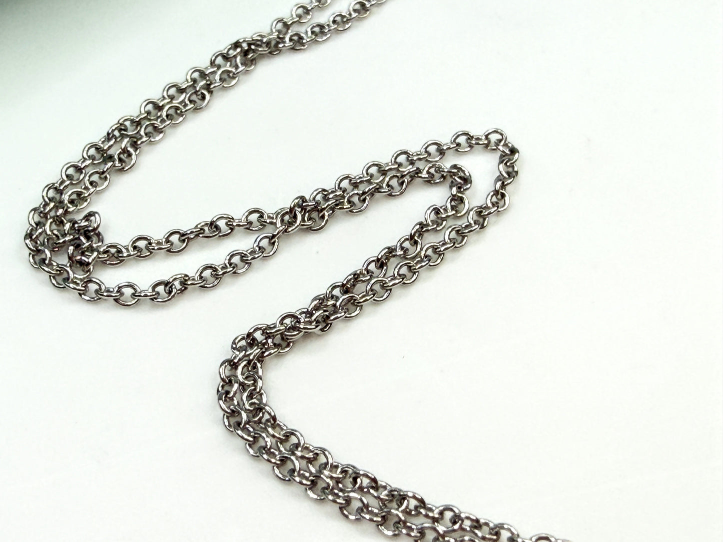 Vintage Tiffany & Co Elsa Peretti Diamond by the Yard Platinum Necklace JR1579