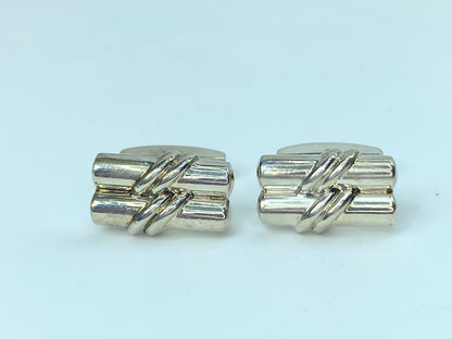 Tiffany & Co. Sterling Silver Rare design cufflinks 18.9g GS154