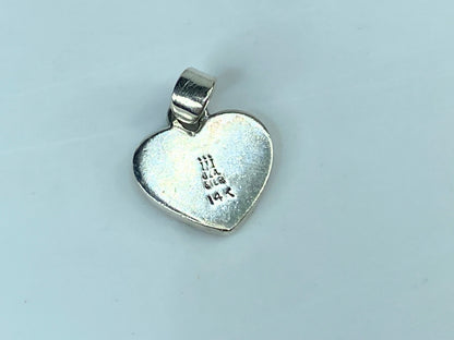James Avery Dove of Peace Pendant 14k Gold Sterling Silver Retired Rare JR1035