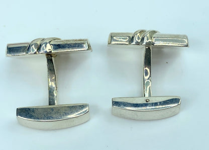 Tiffany & Co. Sterling Silver Rare design cufflinks 18.9g GS154