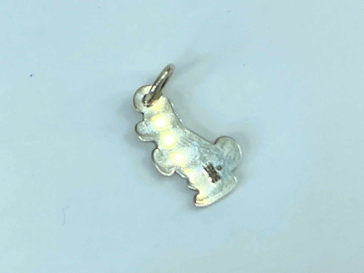 James Avery Sterling Silver Sitting Dog Pendant Charm Puppy JR1036