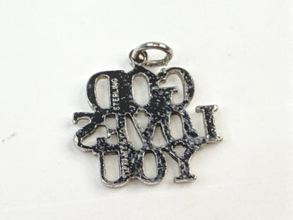 Vintage Tiffany & Co. Sterling Silver "God Loves You" Heart Charm JR1563