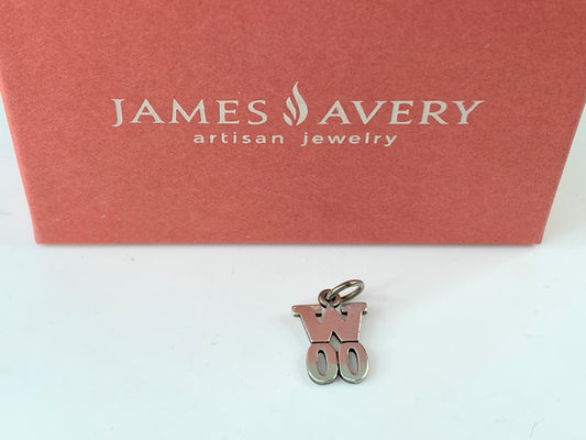 Rare James Avery Sterling Silver Camp Waldemar W00 Charm w/box JR548