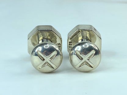 Vintage Tiffany & Co. Sterling Silver Nut & Bolt Cufflinks 36.5g SS114