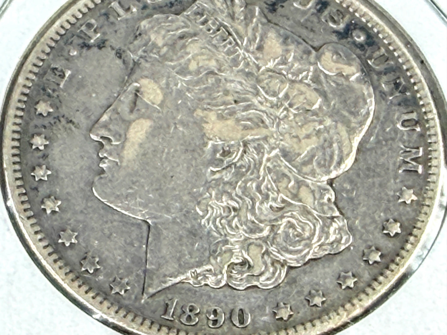 1890-CC Morgan Silver Dollar Carson City Key Date Coin SS334