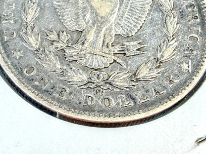 1890-CC Morgan Silver Dollar Carson City Key Date Coin SS334