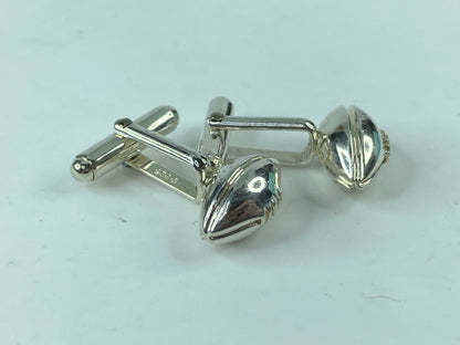 Tiffany & Co Silver Football Cuff Link Cufflink Rare Sports Lover 15.7g JR557