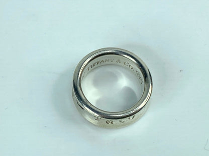 Tiffany & Co. 1837 Vintage 925 Sterling Silver Band Ring Size 5.5 6.9g JR1043