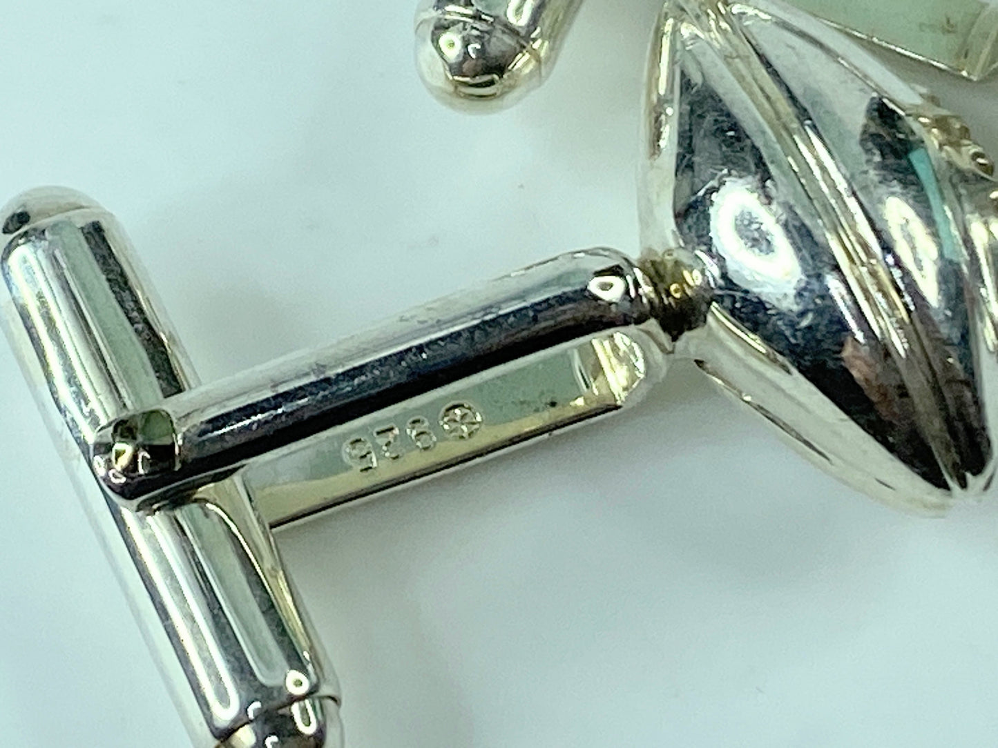 Tiffany & Co Silver Football Cuff Link Cufflink Rare Sports Lover 15.7g JR557