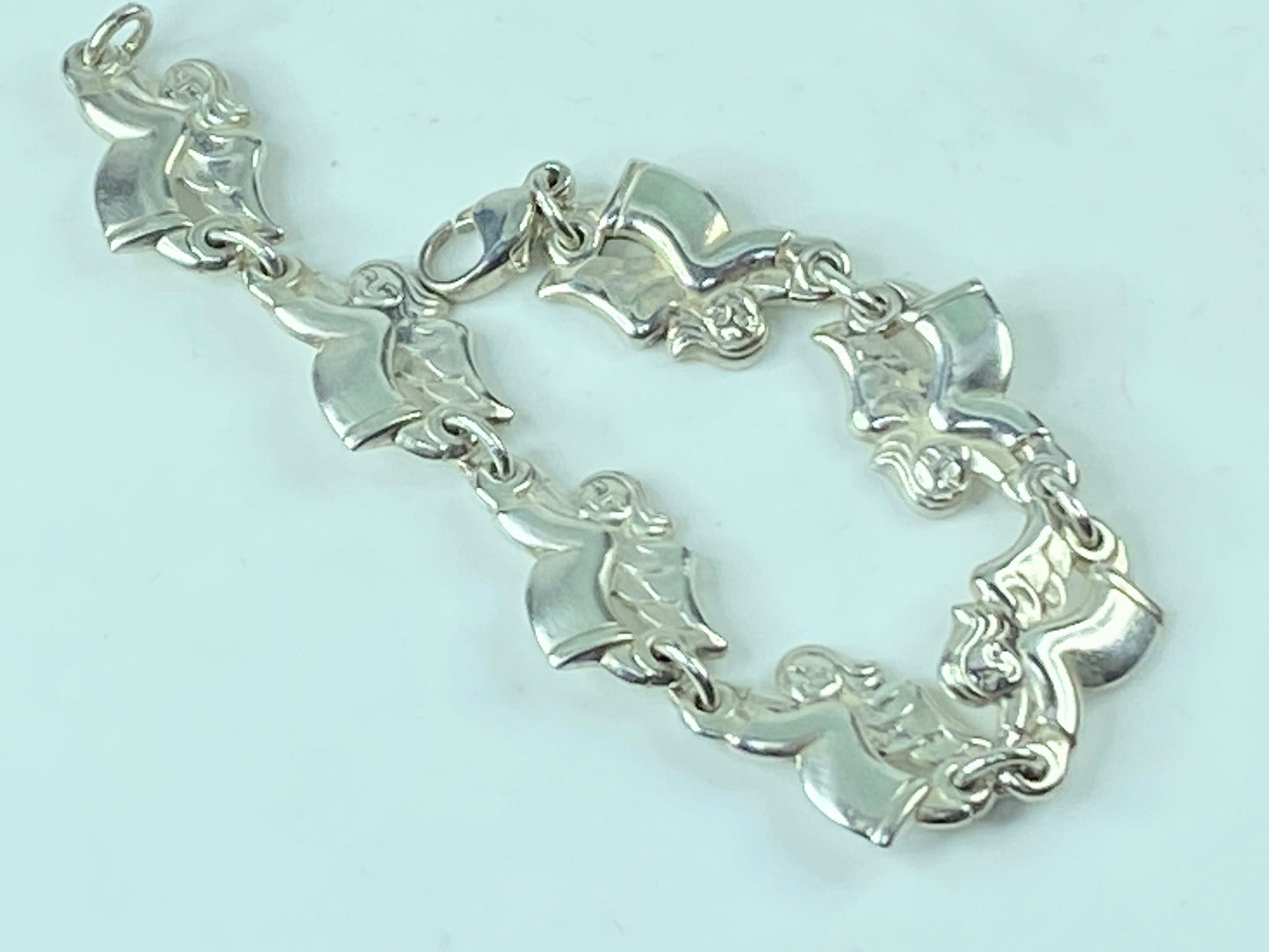 James Avery Retired Flying Angel Bracelet 7 1/4" 23.5g JR559