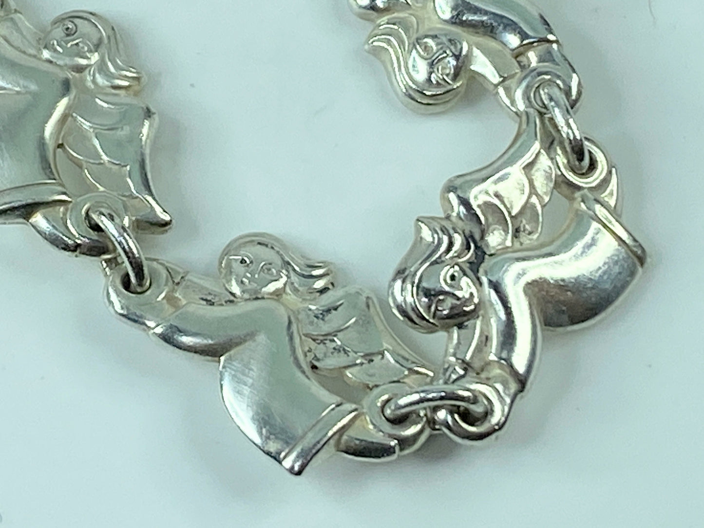 James Avery Retired Flying Angel Bracelet 7 1/4" 23.5g JR559