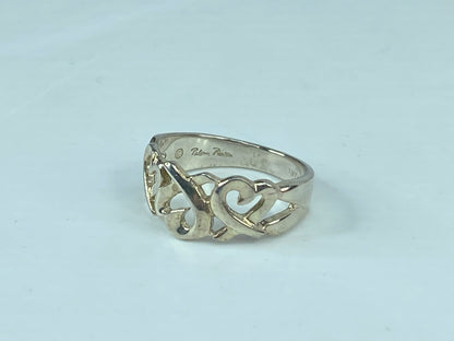 Sterling Silver Paloma Picasso for Tiffany & Co Loving Hearts Band s7 JR1044