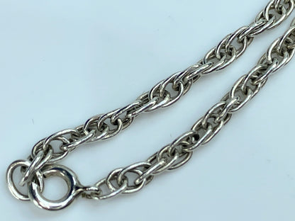 Tiffany & Co. Sterling silver engravable ID band fancy link bracelet 7.5" JR9884