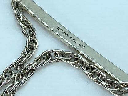 Tiffany & Co. Sterling silver engravable ID band fancy link bracelet 7.5" JR9884