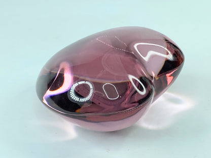 Baccarat Crystal Paperweight, Red Heart Mint A306