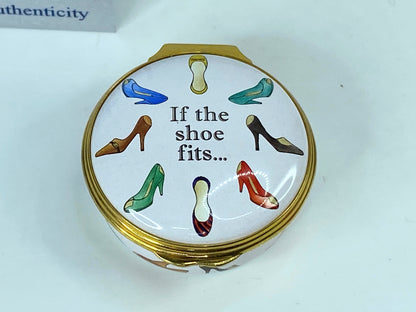 Halcyon Days If The Shoe Fits - Scully & Scully Exclusive Trinket Box A540