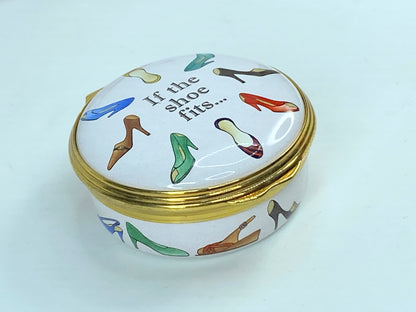 Halcyon Days If The Shoe Fits - Scully & Scully Exclusive Trinket Box A540