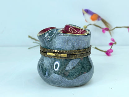 Chanille Limited Edition Limoges France Peint Main trinket Box N° 48 A544