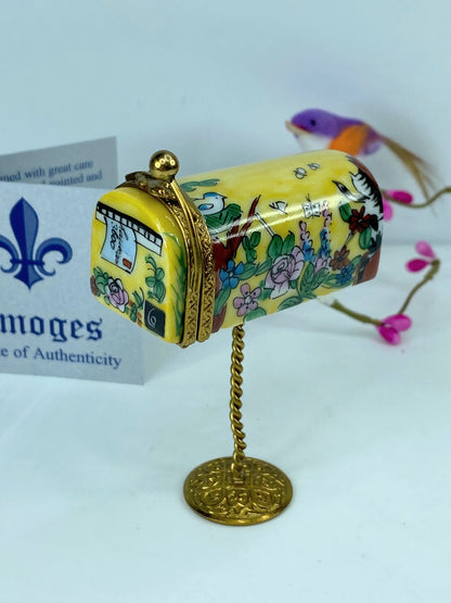 Rochard Limoge France Mail Box You got a mail trinket box A547