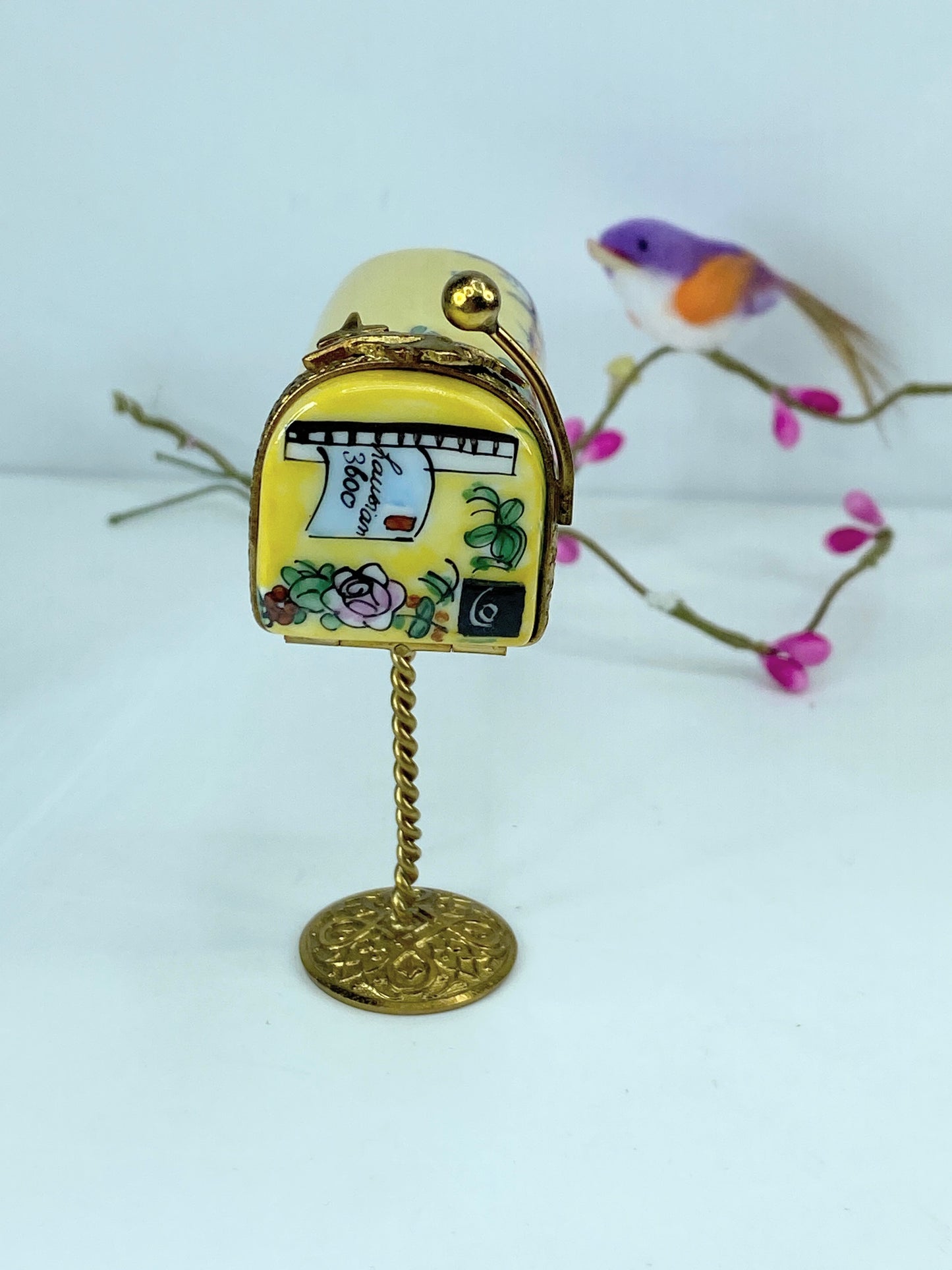 Rochard Limoge France Mail Box You got a mail trinket box A547