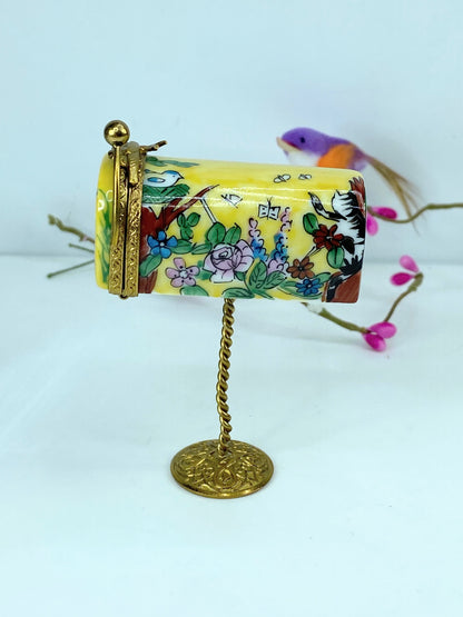 Rochard Limoge France Mail Box You got a mail trinket box A547