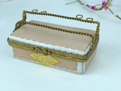 Designer Paris Shoe Case with Two Pairs of Shoes Limoges Box (Retired) A549