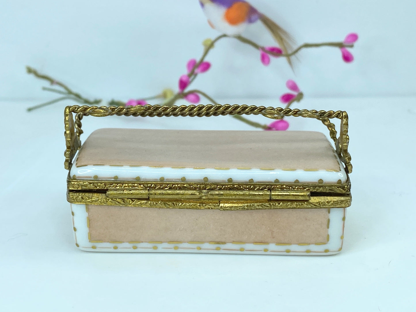 Designer Paris Shoe Case with Two Pairs of Shoes Limoges Box (Retired) A549