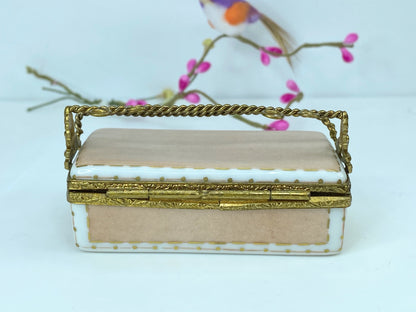 Designer Paris Shoe Case with Two Pairs of Shoes Limoges Box (Retired) A549