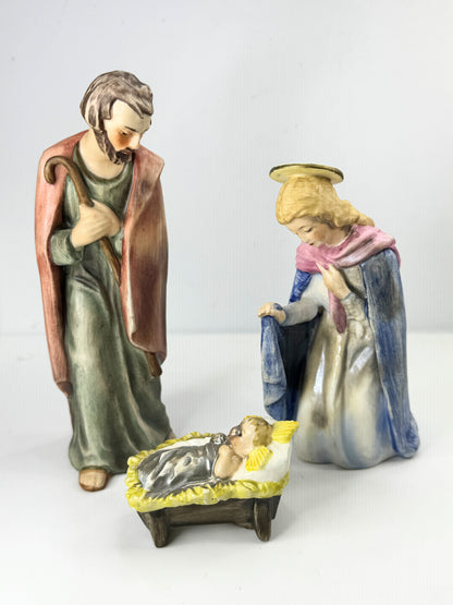 c1964 Rare Goebel Reinhold Unger Holy Family Mary, Joseph & Jesus 9" A510
