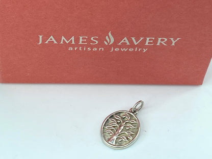 James Avery vintage "Tree of Life" oval charm with box JR561