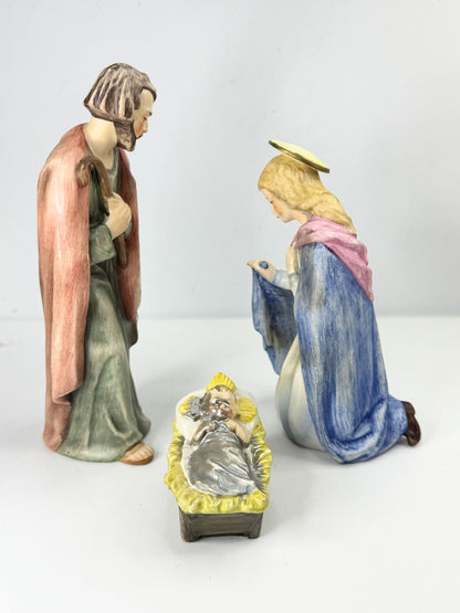 c1964 Rare Goebel Reinhold Unger Holy Family Mary, Joseph & Jesus 9" A510