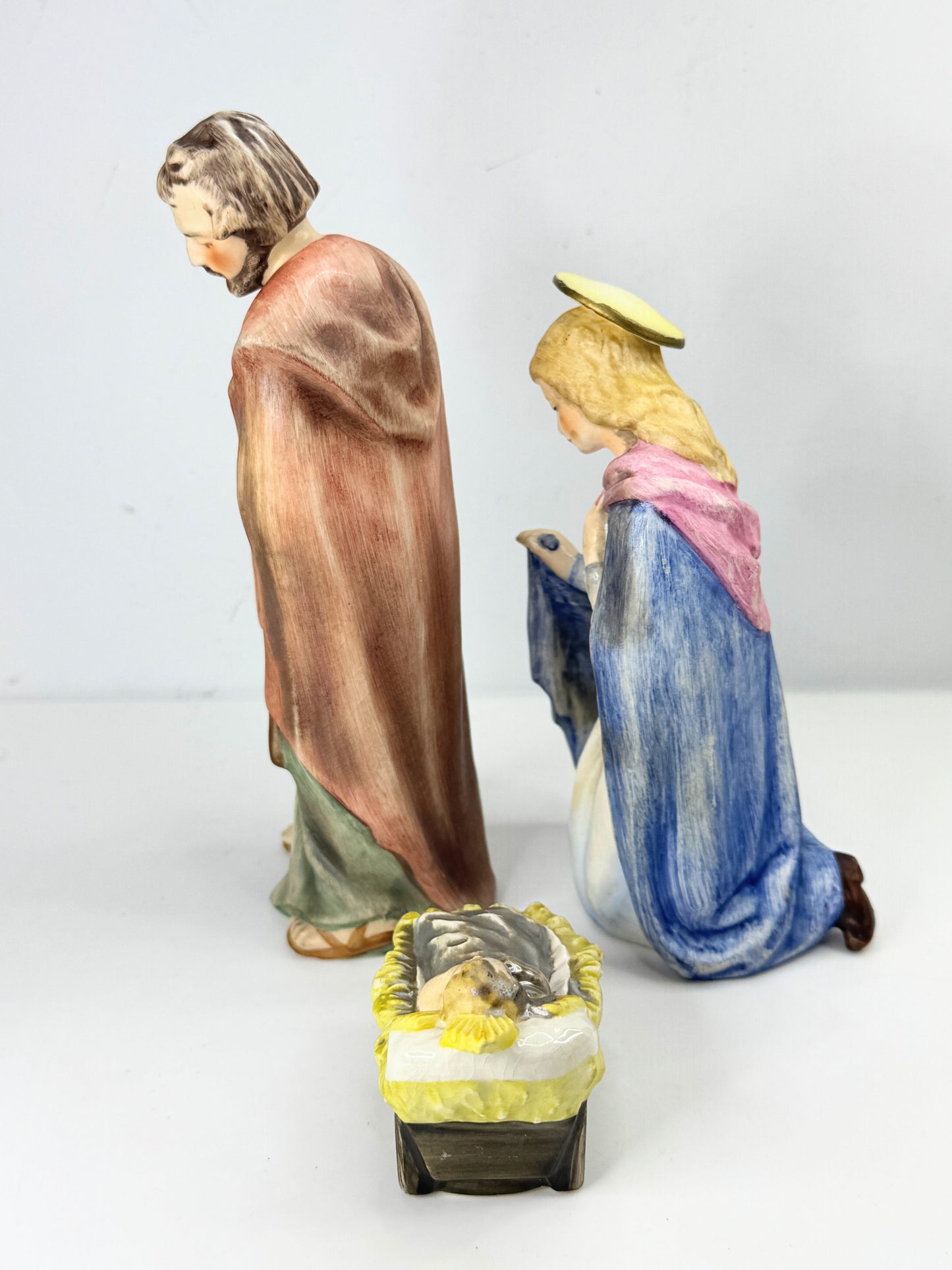 c1964 Rare Goebel Reinhold Unger Holy Family Mary, Joseph & Jesus 9" A510