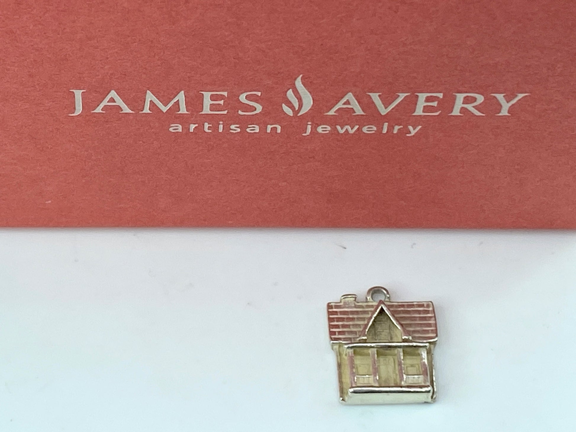Rare vintage James Avery sterling house charm pendant 2.9g JR562